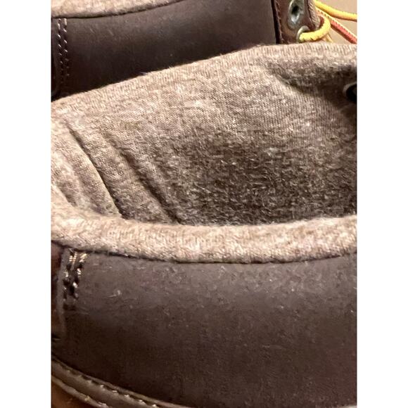 LEVI’s men’s STANTON brown lace up shoes boots EUC size 9 - Picture 5 of 9